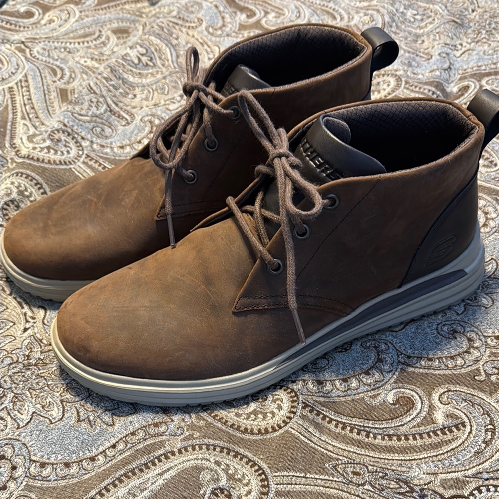 Skechers Men's Brown Casual Boots